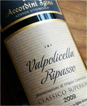 Accordini, Ripasso Valpolicella Classical Superiore 2009