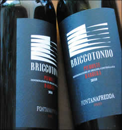 Bottles of Fontanafredda "Briccotondo" Barbera Piemonte 2010