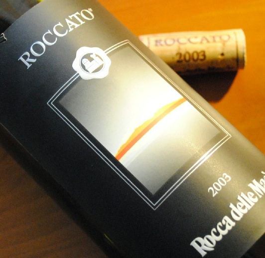 Rocca delle Macie Roccato wine bottle