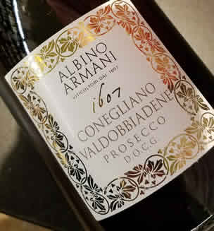 Albino Armani, 1607 Conegliano Valdobbiadene Prosecco DOCG NV | Wine Words  Wisdom
