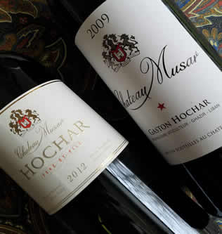 Two top red wines from Lebanon's Chateau Musar