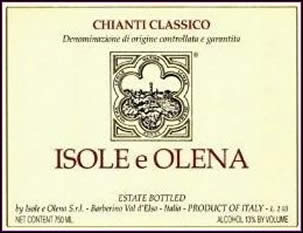 2014 Chianti Classico from the Isole e Olena winery
