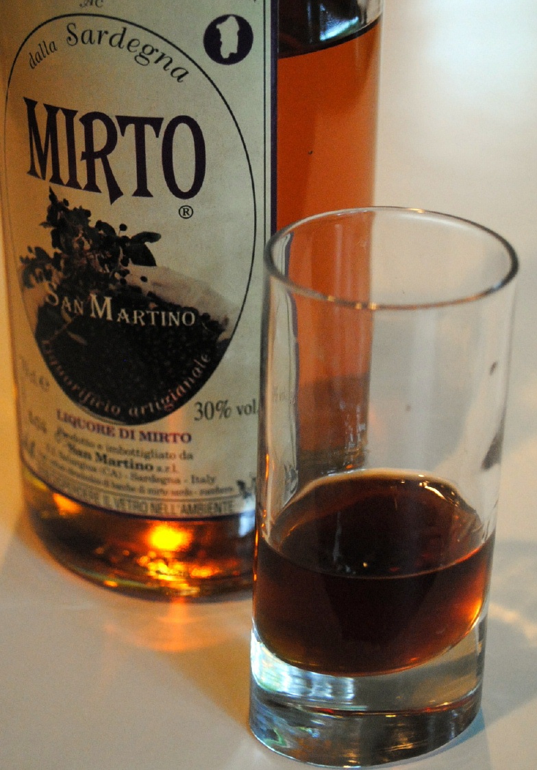 Mirto with glass