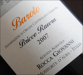 2007 Giovanni Rocca, Bricco Ravera Barolo