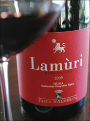 2009 “Lamuri” Nero d’Avola Sicily by Tasca d'Almerita