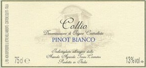 Franco Toros, Collio Pinot Bianco 2006 Friuli